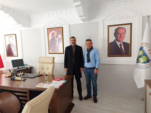 Kaymakamımız Yasin GÜRKAN, Yeşilbük Belediye Başkanımız Sezai DOĞAN'ı ziyaret etti.
